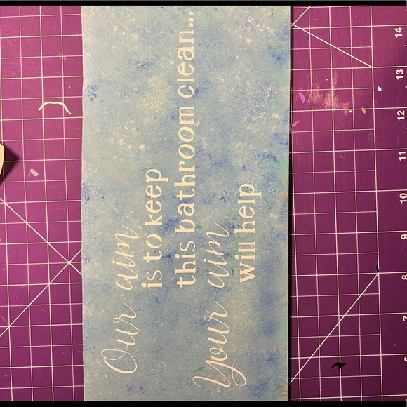 Home bathroom sign - Picture 1 of 1